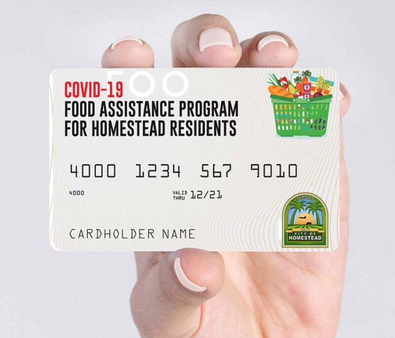 Reabre el Programa COVID-19 de Asistencia Alimentaria para Residentes de Homestead homestead ffodcard 800x685 1