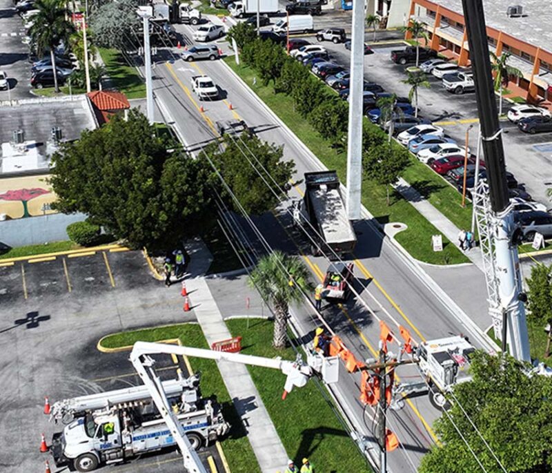 FPL’s continued grid investments lead to best overall service reliability in 2024 fplpostecamion 800x685 2