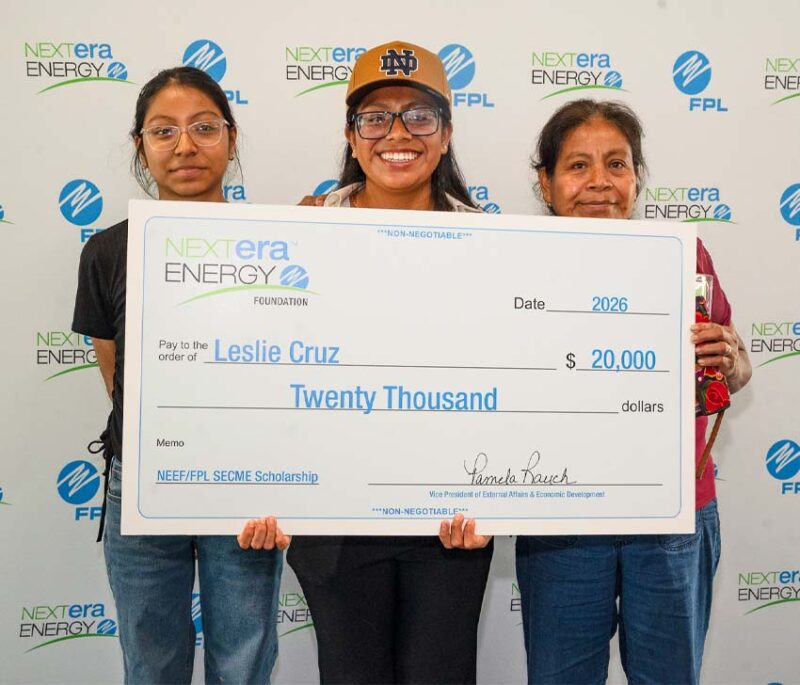 FPL Opens Pathways to the Future Through STEM Scholarships FPL SECME 26 1 800x685 1